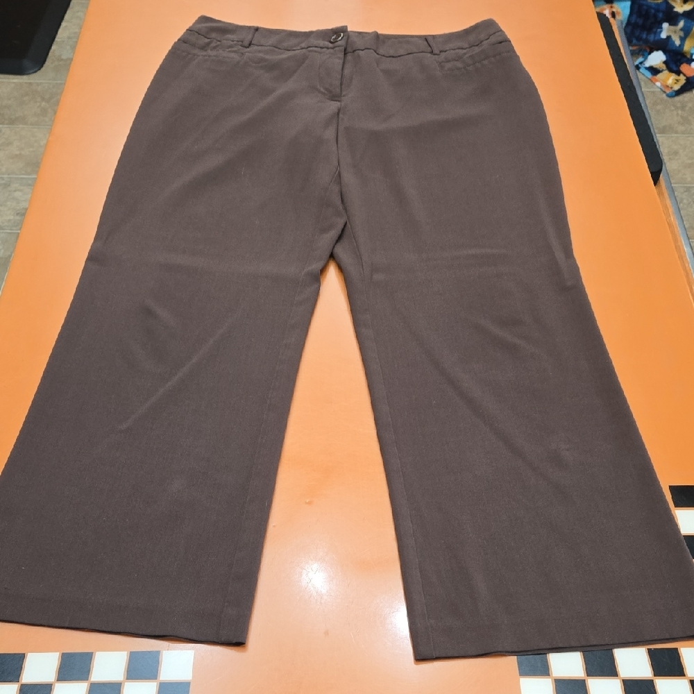 Courtenay Chocolate Brown Trousers, Size 14P